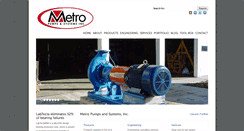Desktop Screenshot of metropumps.com